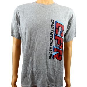 CFR Racing Chad Finchum Xfinity NASCAR T Shirt L Gray‎ MBM Motorsports #13